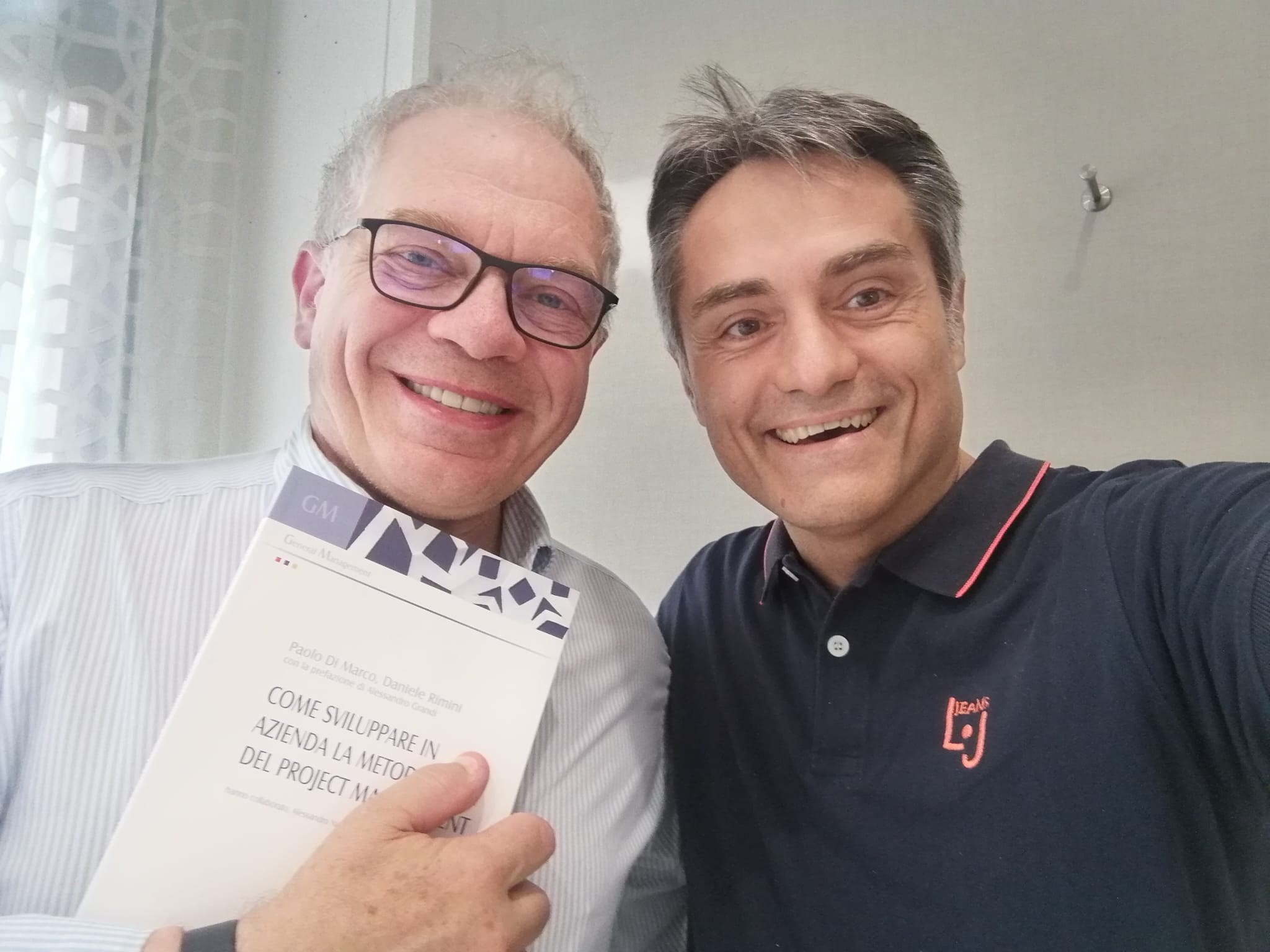 Marco Marzocca e il professor Daniele Rimini studiano...